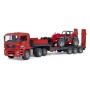 Bruder camion incarcare Man TGA cu incarcator telescopic Manitou MLT 633 Bruder - 2